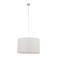 Lampa wisząca cylindryczny kremowy abażur 50cm 1xE27 HOTEL MOOD Nowodvorski 11783