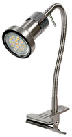 ARKON LAMPA KLIPS 1X50W GU10 SATYNA NIKIEL+CHROM BEZ ŻARÓWEK Candellux 41-60020