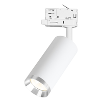 Oprawa Mica Track Biały + Chrom 1xGU10 - 3-obwodowy Milagro ML2193