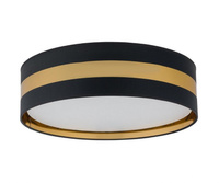 Lampa sufitowa plafon czarno złoty PARIS TK Lighting 4382