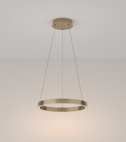 Lampa wisząca RIM LED pojedyncza 40cm mosiądz Maytoni MOD058PL-L22BS3K