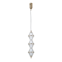 Lampa wisząca Fuente złota LED 3000K Italux PND-34395-3V-HBR