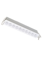 Oprawa stropowa wpuszczana TETRIX 10 GIPS 20W CCT WH AZZARDO AZ6277