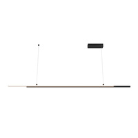 Nowoczesna czarna lampa wisząca liniowa 150cm 4000K Halo MOD005PL-L36BK Maytoni