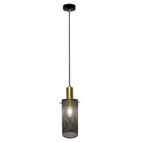 Lampa wisząca pojedyńcza metalowa Tirana 1 czarna 1xE27 Light Prestige LP-945/1P BK