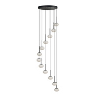 Lampa wisząca kaskadowa LED 3000K SERENITY 12 BK AZZARDO AZ6534