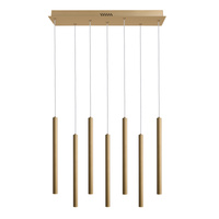 Lampa wisząca Valdes złota LED Italux PND-22302-7-GD