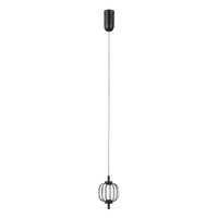 Lampa wisząca Pedro czarna LED 3000K Italux PND-34405-1-BK