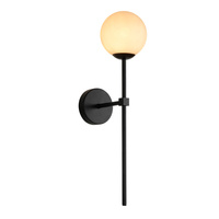 Kinkiet Piruleta czarny obok lustra IP44 1xG9 Light Prestige LP-008/1W BK