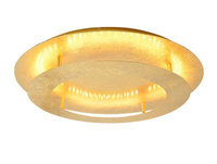 Lampa sufitowa, plafon MERLE złota LED 50cm 24W Candellux 98-66190