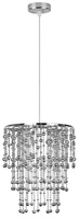 RONI LAMPA WISZĄCA 1X60W E27 ABAŻUR CHROMOWY Candellux 31-84323
