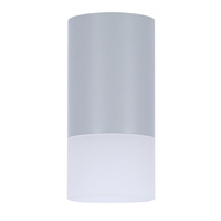 LAMPA SUFITOWA TUBA 1X50W GU10 MROŻONY+SZARY ŚR. 6,4 CM Candellux 2273686