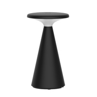 Subtelna i mobilna lampka stołowa FUNGHI CZARNA IP44 MAXLIGHT T0063 