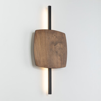 Kinkiet drewniany podświetlający ściane SELVA M ORZECH LED 3000K Tk Lighting 11435