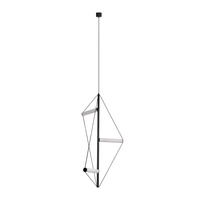 Geometryczna lampa wisząca ORION LED 3000K BK AZZARDO AZ6535
