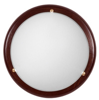 BIANCA LAMPA SUFITOWA PLAFON 30 DREWNO STANDARD 10W LED 6500 K WENGE Candellux 13-54401