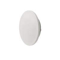 Okrągły biały płaski kinkiet 30cm - podświetlenie ściany / elewacji ANCONA XL WH AZZARDO AZ7144