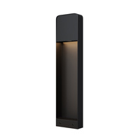 Czarny słupek ogrodowy 68cm LED 3000K Porte O481FL-L7B3K Maytoni