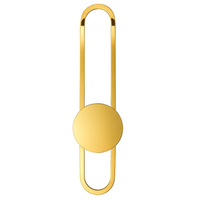 Designerski kinkiet złoty owal LED 2770K MIZUKI WALL GO Azzardo AZ6824