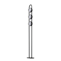 Prosta lampa podłgowa ze szklanymi kulami ASTRID FLOOR BK AZZARDO AZ6893