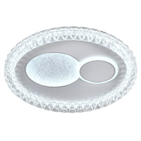 Okrągły ozdobny plafon LED 48cm Cartal Italux PLF-06436-WH