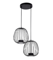 Lampa wisząca BELL PLUS 2 czarny Sigma 41100