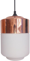 MASALA LAMPA WISZĄCA 17 1X60W E27 BIAŁY Z MIEDZIANĄ NAKŁADKĄ Candellux 31-37633