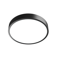 Okrągły plafon z czarną obramówką 30cm LED 2800K/4000K/6000K IP44 Botta Italux PLF-63746-M-BK
