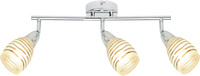 JUBILAT LAMPA SUFITOWA LISTWA 3X10W E14 LED CHROM Candellux 93-55729