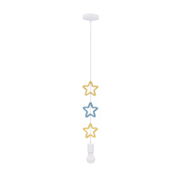 STARS LAMPA WISZĄCA 1X20W E27 IQ KIDS ZŁOTY+NIEBIESKI Candellux 31-12012