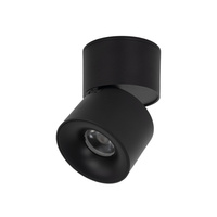 Czarna oprawa natynkowa ruchoma tuba LED 3000K SPARK BLACK 10W Tk Lighting 18146