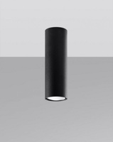 Lampa sufitowa, oprawa LAGOS 20 metalowa czarna Sollux Lighting SL.1001
