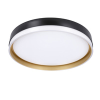 MANHATTAN LAMPA SUFITOWA PLAFON 24W LED 38 CM KLOSZ BIAŁY Candellux 13-17727