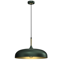 Lampa wisząca LINCOLN GREEN/GOLD 1xE27 45cm MLP7900
