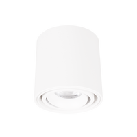 Biała tuba sufitowa natynowa o średnicy 7cm LED 3000K IP44 Maxlight C0256 Fix