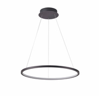 Lampa wisząca VINOLA 40cm LED Italux PND-56135B-040RPC-BK-3KS4K