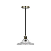LAMPA WISZĄCA GENEVA 1 BEZBARWNY  Candellux 50101273