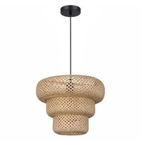Lampa wisząca z bambusa 1xE27 Tulum Milagro ML2586