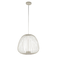 Lampa wisząca BELL PLUS 1 M szary beż Sigma 40880