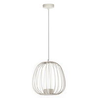 Lampa wisząca BELL PLUS 1 S szary beż Sigma 40879