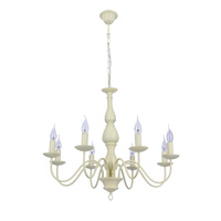 BELLAGIO LAMPA WISZĄCA 8X40W E14 KREMOWY Candellux 38-96510
