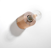 Kinkiet SALGADO drewniany Sollux Lighting SL.0673