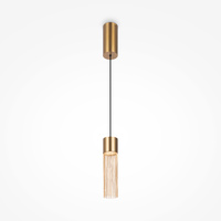 Designerska lampa wisząca złoty cylinder Imaginary MOD190PL-L5G3K Maytoni