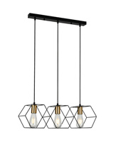 Lampa wisząca AINA Italux PND-74889-3-BK