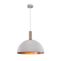 Lampa wisząca metalowa biało-złota 1xE27 Lanta Italux PND-23906-1-WH-GD