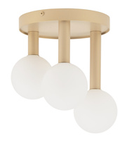 Perla 3 plafon złoty beż Sigma 33603