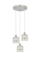 Lampa wisząca chrom ELMO Reality 338803-06