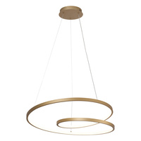 Lampa wisząca Reina 60cm zlota LED 3000-6000K Italux PND-21692-M-GD