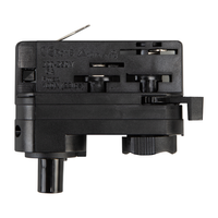 Złączka Track Czarny Do Lampy Wiszącej 3-Obwodowy Milagro ML2144