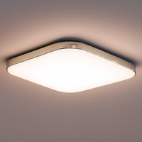 Plafon kwadratowy NEMO Chrome 50cm 36W LED 4000K Milagro ML1838